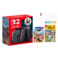 thumbnail image 1 of Nintendo Switch 2 Mario Kart World Bundle 256GB 7.9-Inch 1080P Screen, Joy-Con 2 with Mouse Sensor, Dock, with Super Mario Maker 2 And Mytrix Joystick Caps & Screen Protector, 1 of 9