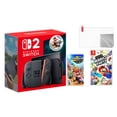 thumbnail image 1 of Nintendo Switch 2 Mario Kart World Bundle 256GB 7.9-Inch 1080P Screen, Joy-Con 2 with Mouse Sensor, Dock, with Super Mario Party And Microfiber Cleaning Cloth & Screen Protector, 1 of 9