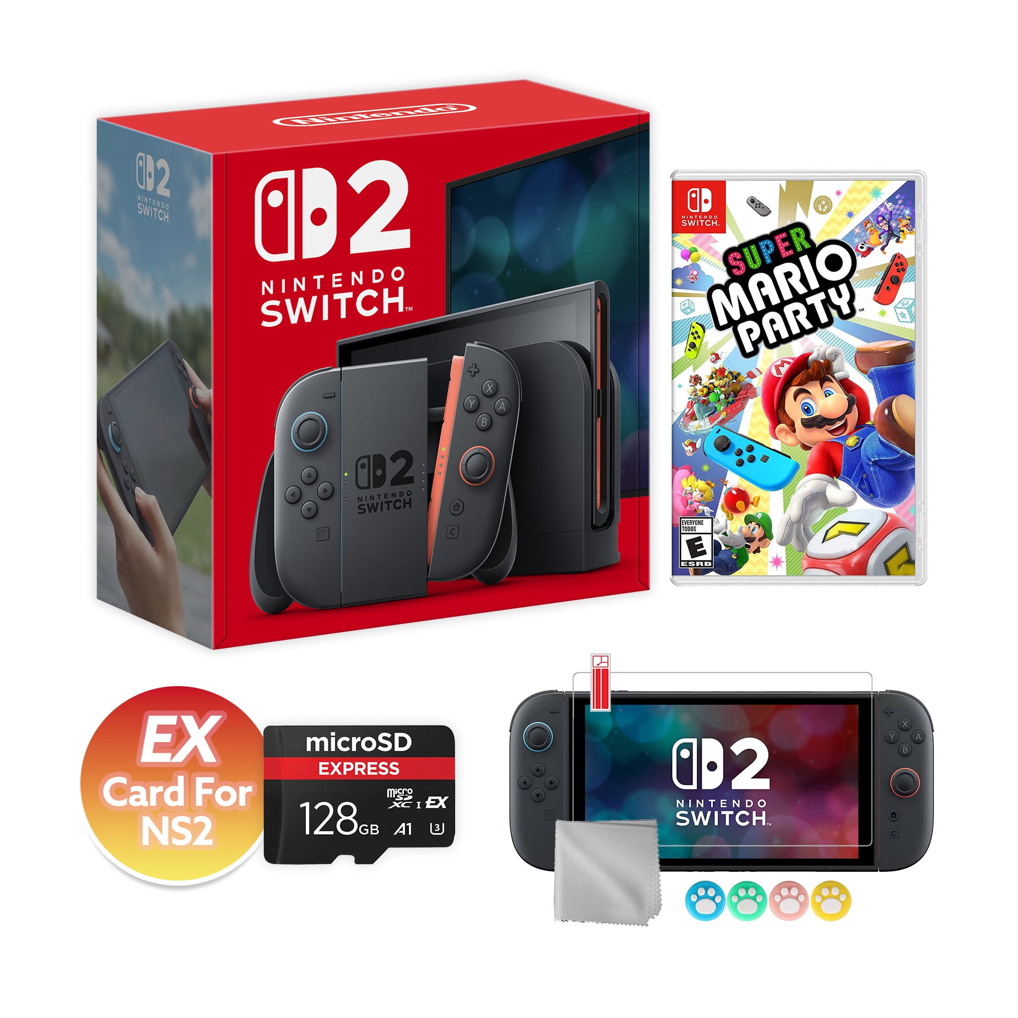 Nintendo Switch本体 箱付 Joy-Con2組 256GB付 Nintendo Switch 2 Console 256GB 7.9-Inch 1080P HDR Touch Screen