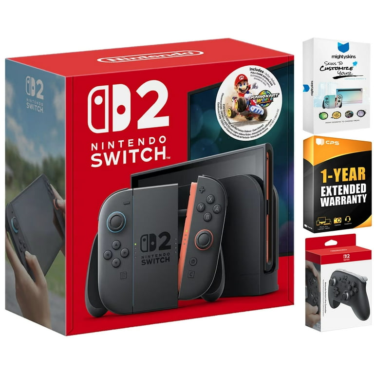 Nintendo Switch 2 Mario Kart World Bundle with Pro