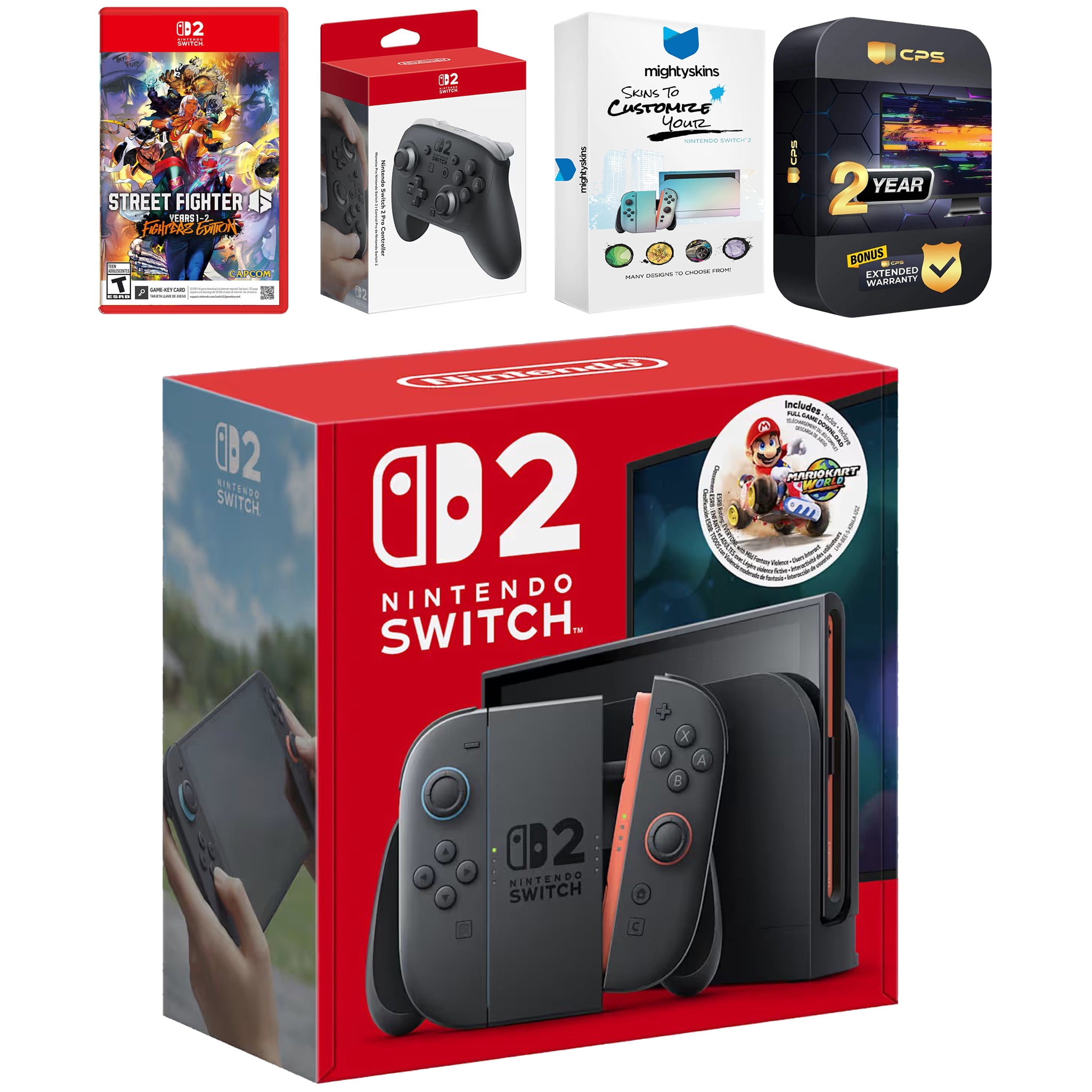 Nintendo Switch 2マリオカート同梱版　ストリートファイター6 Nintendo-Switch-2-Mario-Kart-