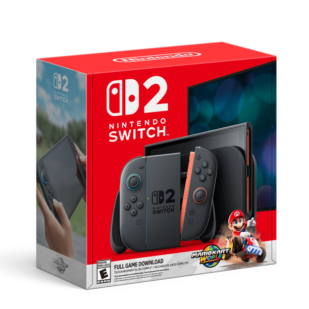 Switch 2 + Mario Kart | Entertainment consoles for retail