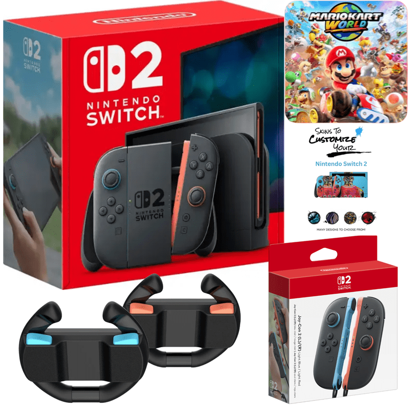 Nintendo Switch 2 Mario Kart World Edition with Extra Joy
