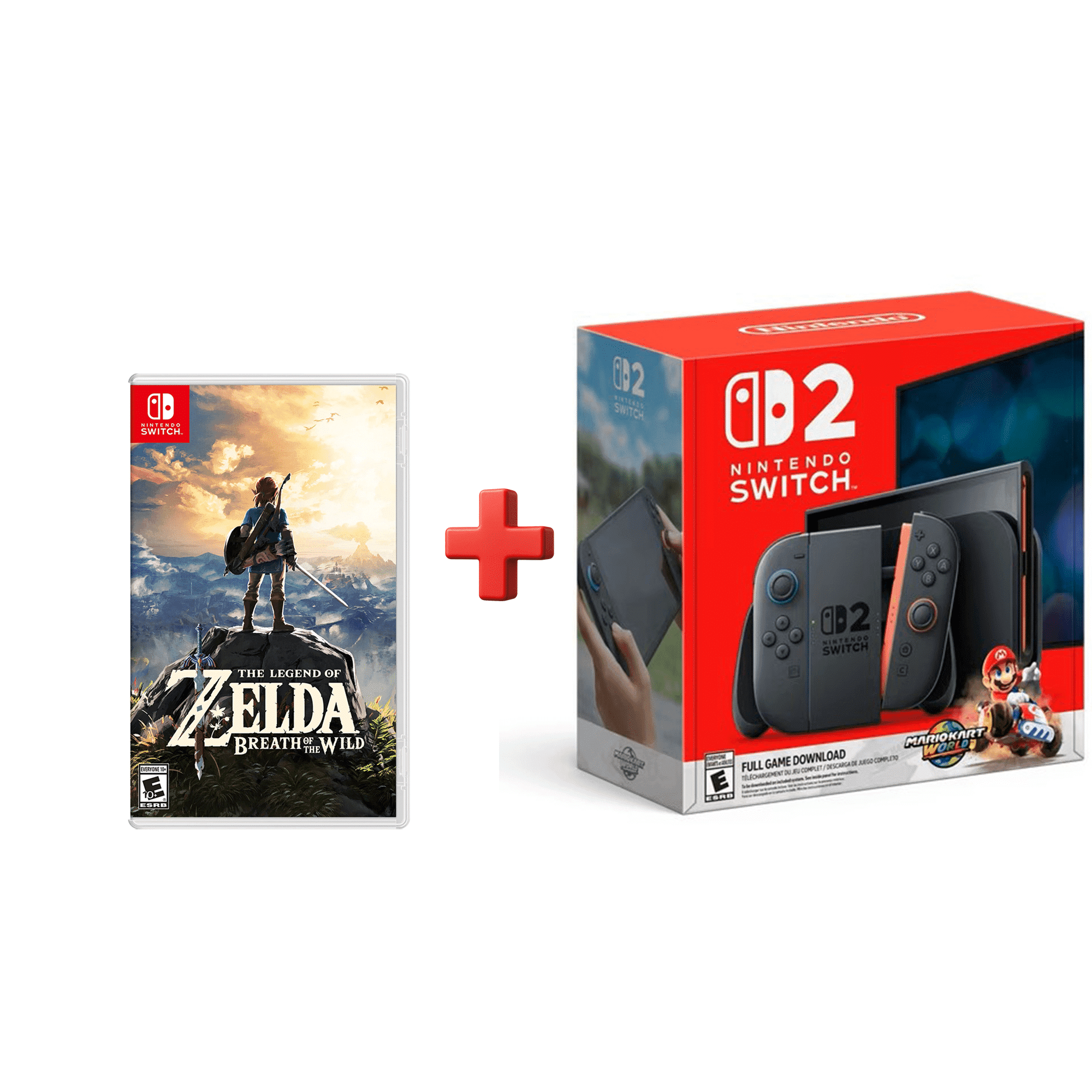 Nintendo Switch 2 + Mario Kart World + The Legend of Zelda: Breath of the Wild Bundle – Nintendo Switch 2 Edition