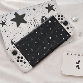Nintendo Switch 2|OLED|1|LITE Star Pattern Shell | Transparent & White Switch Case | Night Sky Console Cover