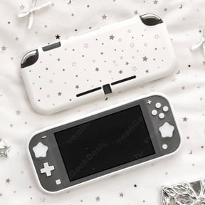 Nintendo Switch 2|OLED|1|LITE Star Pattern Shell | Transparent & White Switch Case | Night Sky Console Cover