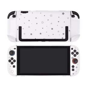 Nintendo Switch 2|OLED|1|LITE Star Pattern Shell | Transparent & White Switch Case | Night Sky Console Cover