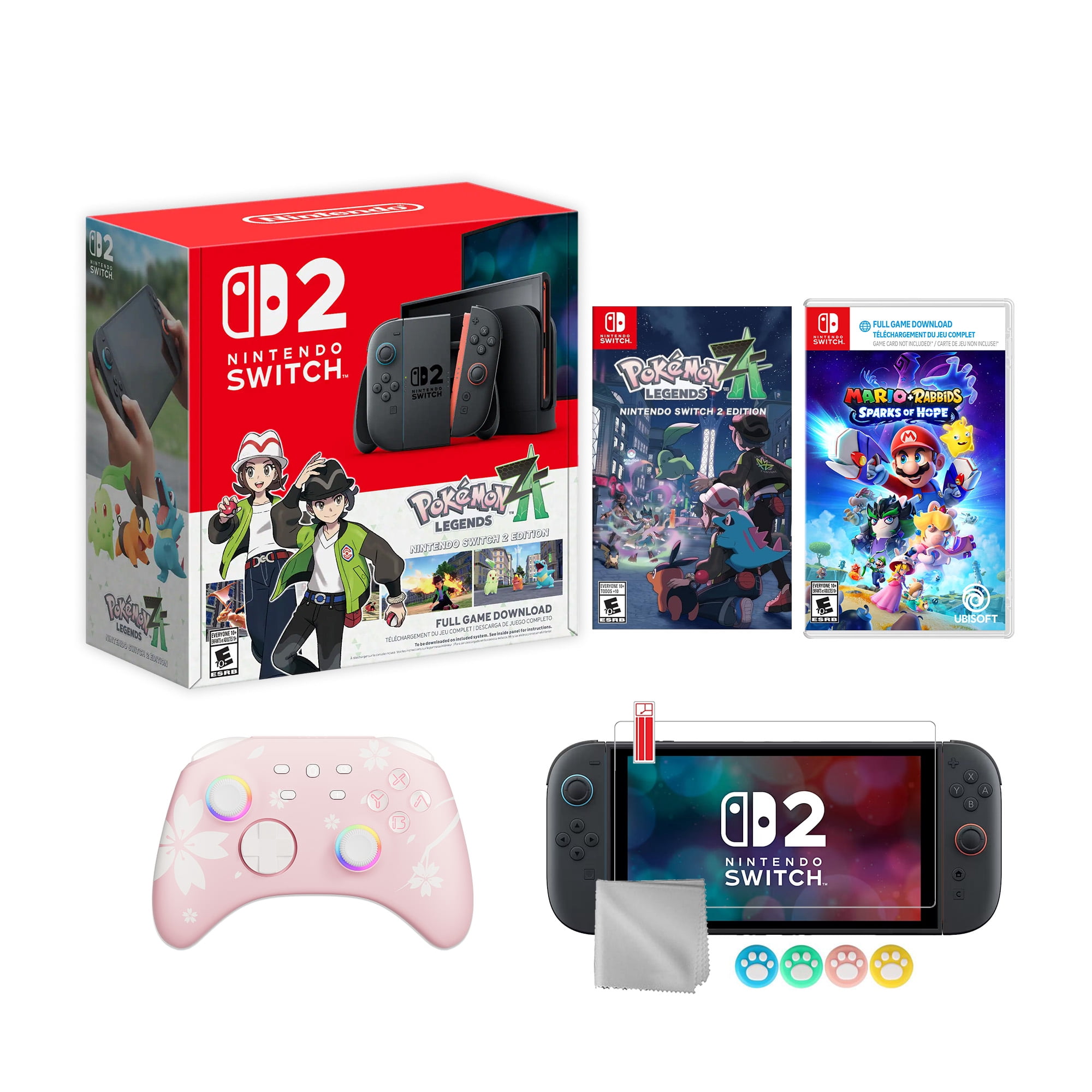 Nintendo Switch 2 Pokemon Legends: Z-A Bundle 256GB 7.9-Inch 1080P ...