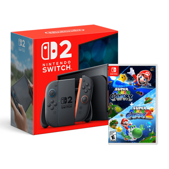 Nintendo Switch 2 + Super Mario Galaxy 1&2 Bundle