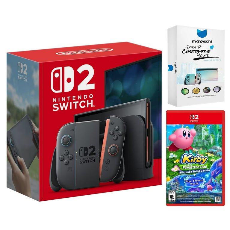 Nintendo Switch 2 Video Game Console with Kirby and the Forgotten