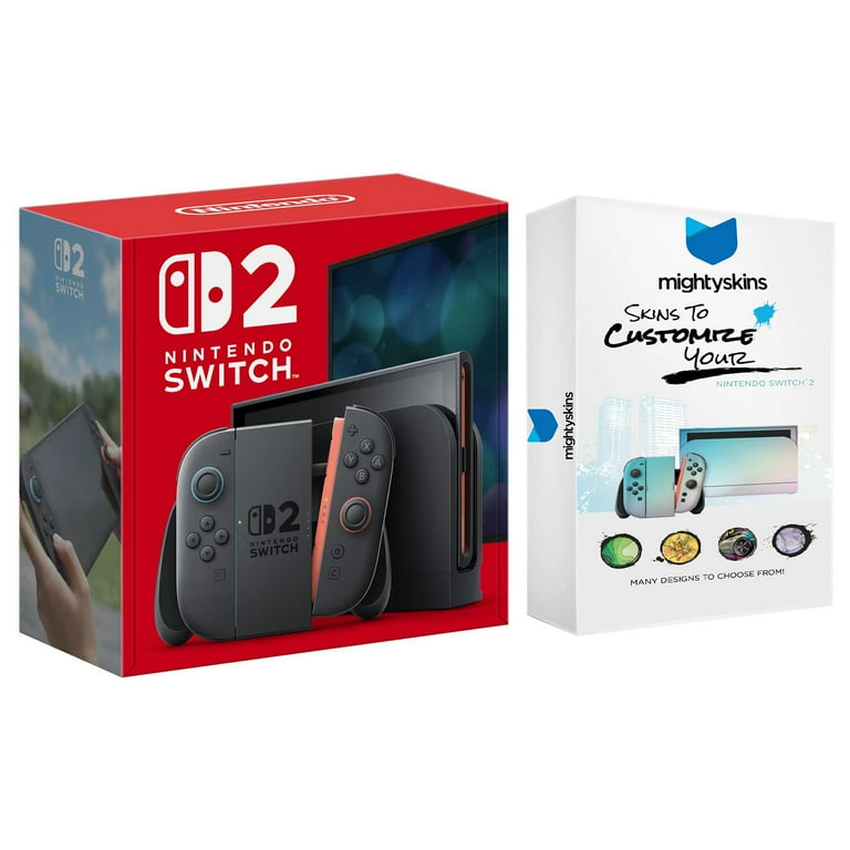 Nintendo Switch 2 Video Game Console with MightySkins Code Bundle
