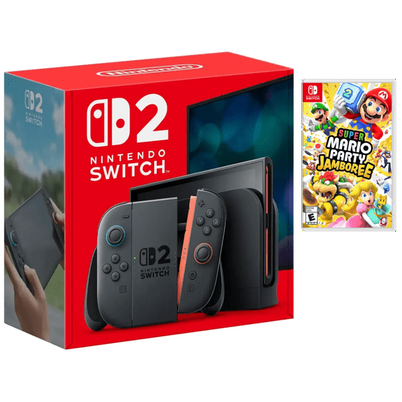 Nintendo Switch 2 with Super Mario Party Jamboree bundle