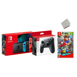 Nintendo Switch Pro Controller with Super Mario Odyssey Full Game Download  Code