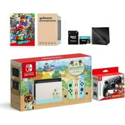 Nintendo Switch Animal Crossing Switch Console Odyssey Pro Controller Combo: Switch Limited 32GB Console, Super Mario Odyssey Full Game, Switch Wireless Pro Controller, and Mytrix Switch Accessories