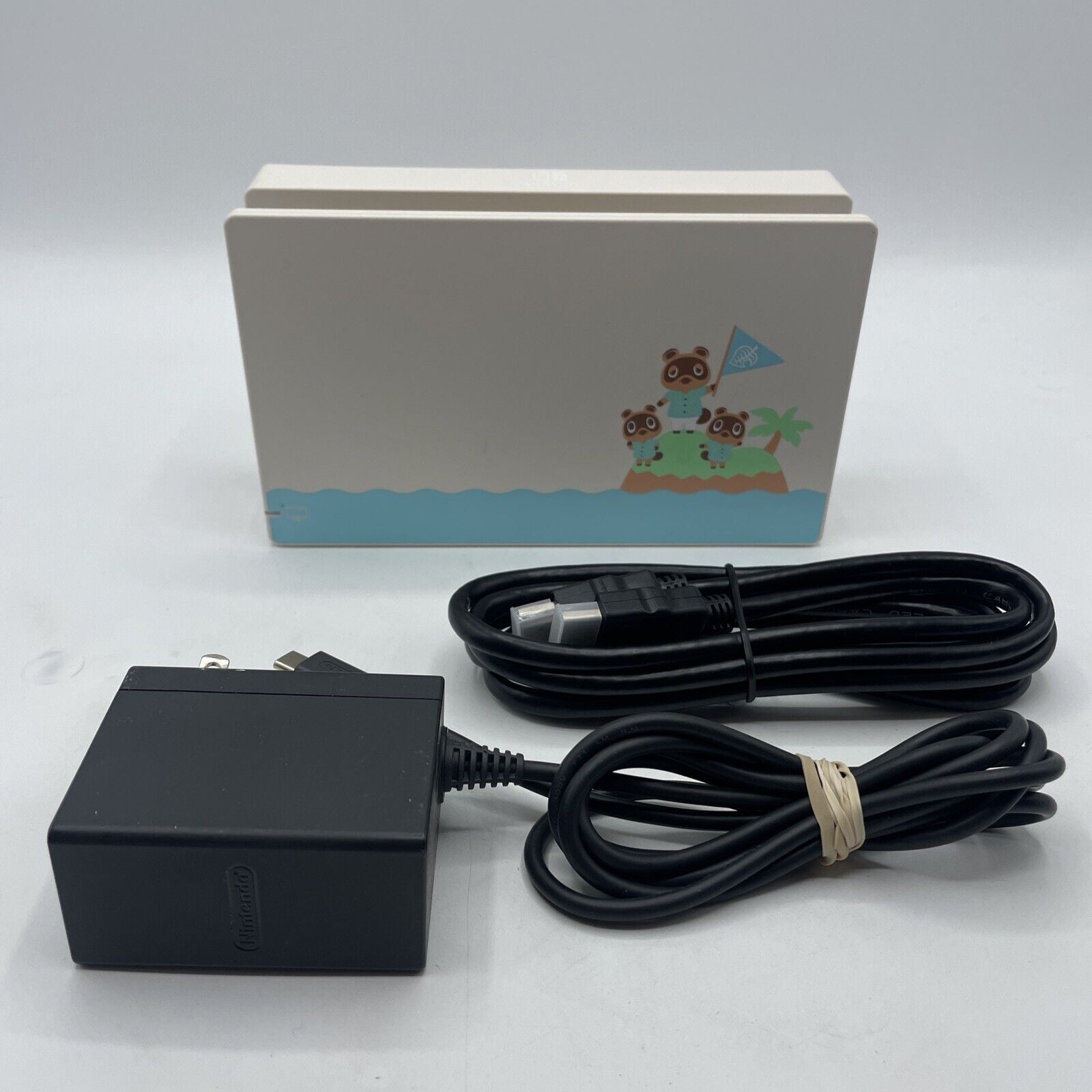 Nintendo Switch Animal Crossing Dock & AC Charger & HDMI Docking Set