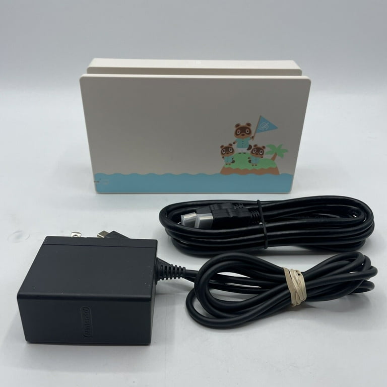 Pre-Owned Nintendo Switch Animal Crossing Dock & AC Charger & HDMI