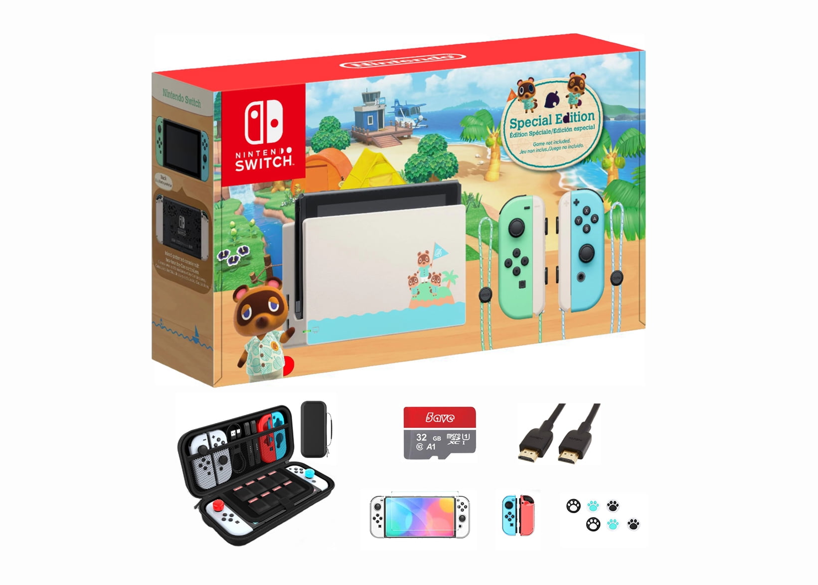 Case Gamestop Switch Animal Crossing Edition PUll-N-GO CASE Animal