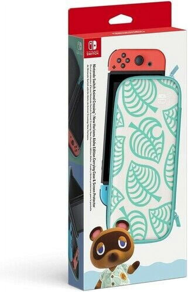 Nintendo Switch Animal Crossing New Horizons Aloha Edition Carrying Case Screen Protector
