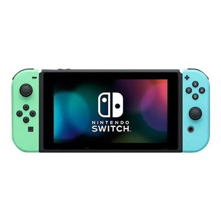 Nintendo Switch with Pastel Green and Pastel Blue Joy-Con - New Horizons Edition - game console - Full HD - pastel blue, pastel green - Minecraft, Animal Crossing: New Horizons