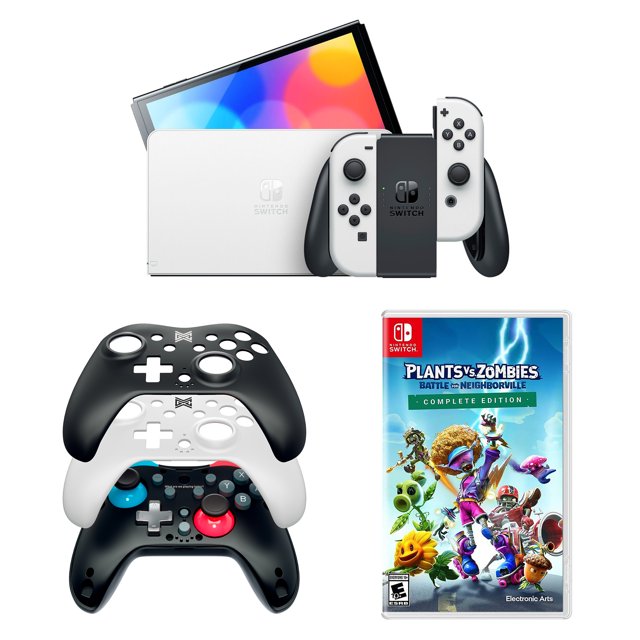 Nintendo Switch Bundle Nintendo Switch OLED White JoyCon + MGC