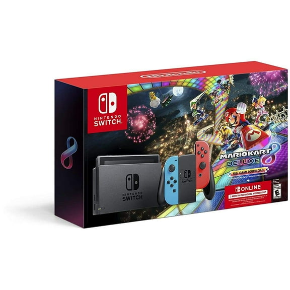 Nintendo Switch Bundle with Mario Kart 8 Deluxe
