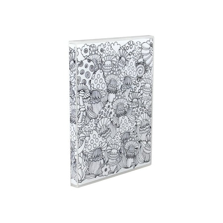 Nintendo Switch Cartridge Case, Holds 60 Video Games - Color Your Own Mushroom DX
