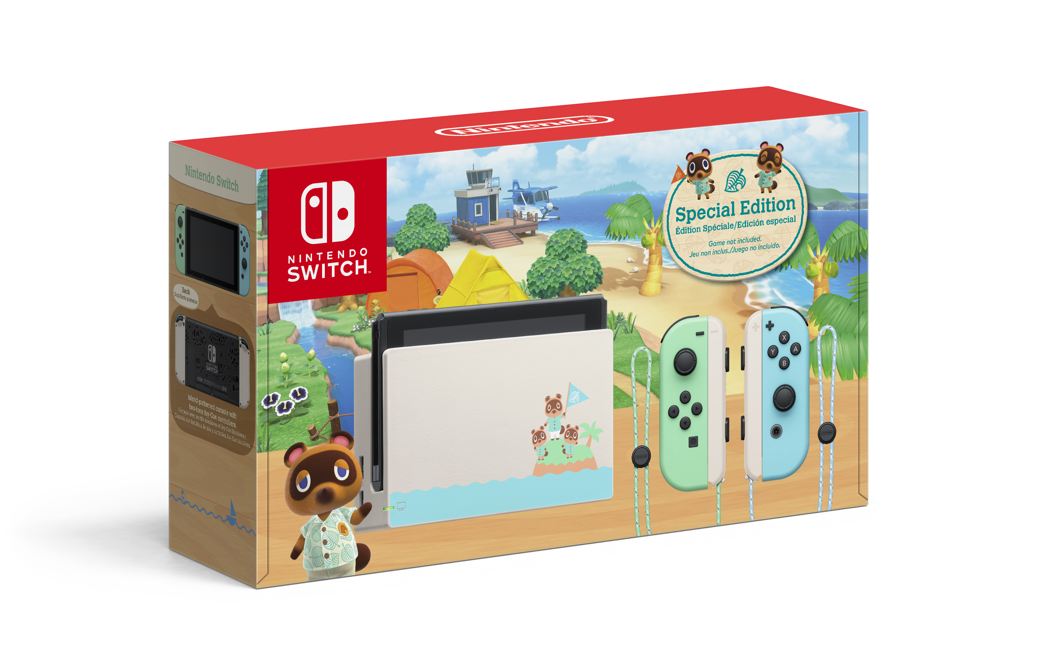 Nintendo Switch Console, Animal Crossing: New Horizons Edition (Game Not Included) - image 1 of 9