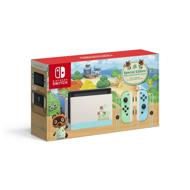 Nintendo Switch Console, Animal Crossing: New Horizons Edition (Game Not Included)