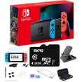 Nintendo Switch Console, Neon Blue and Neon Red JoyCon, 6.2" Multi