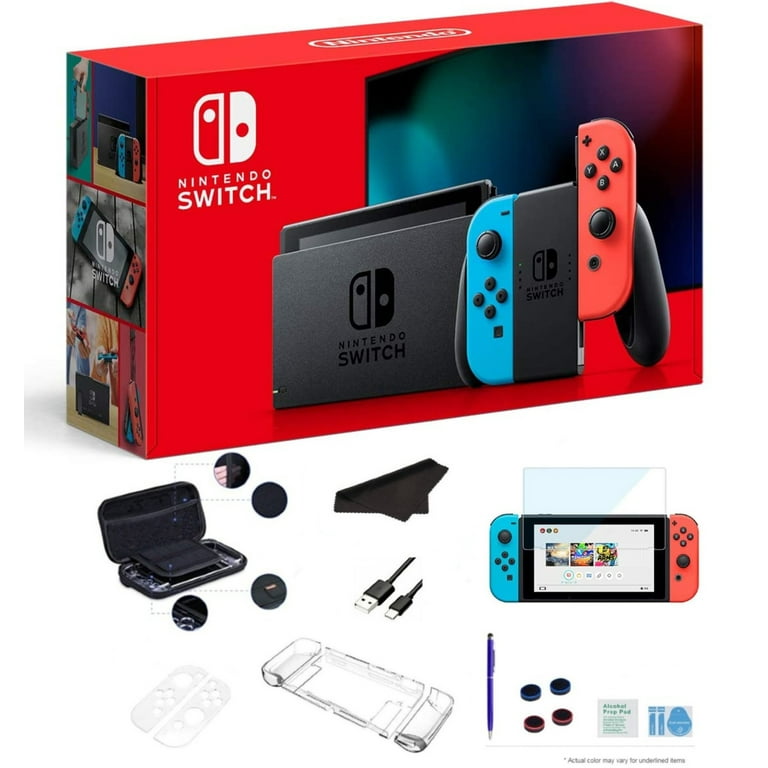 Nintendo Switch - Neon Blue + Neon Red Joy-Con - REFURBISHED