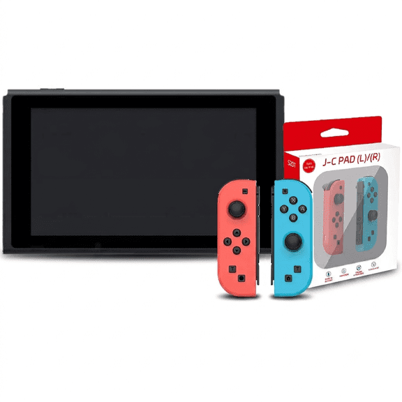 Restored Nintendo Switch Console - Retro Fam Switch Controller, Red & Blue