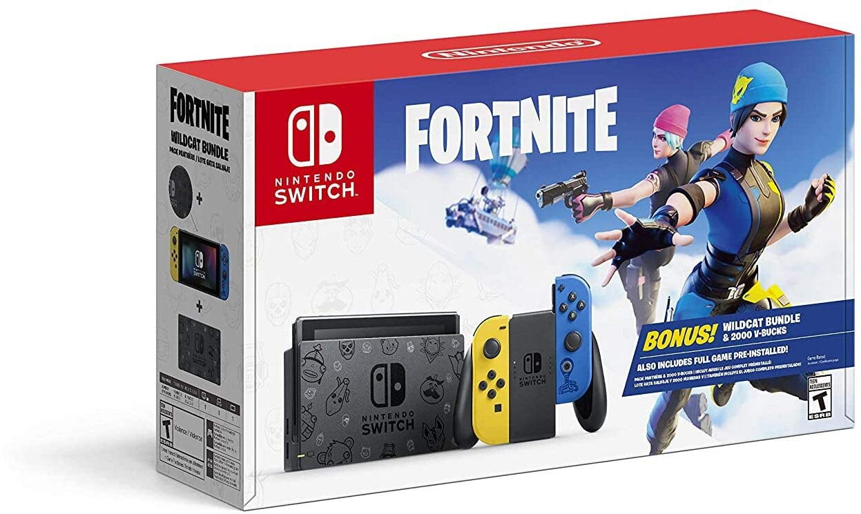 Switchワイルドキャット Nintendo Switch Wildcat Bundle Fortnite Edition