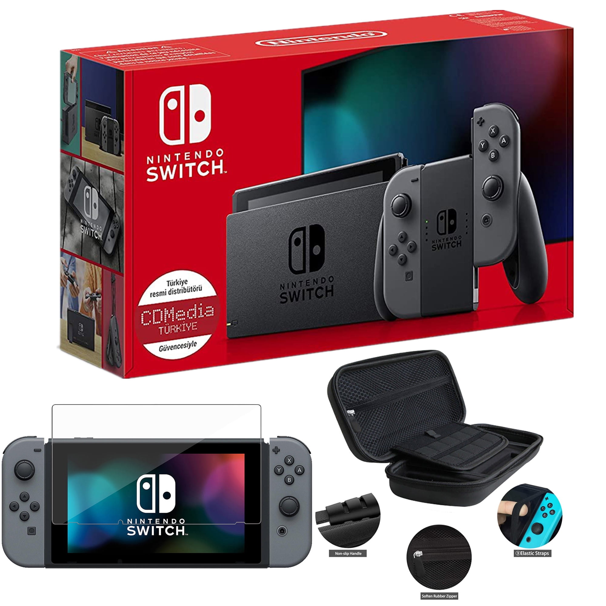 Nintendo Switch - Gray + Gray Joy-Con - REFURBISHED