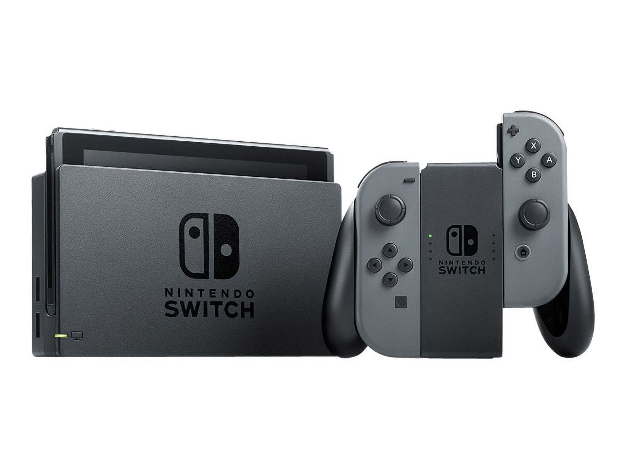 Nintendo Switch Console with Gray Joy-Con, Versatile Gaming  