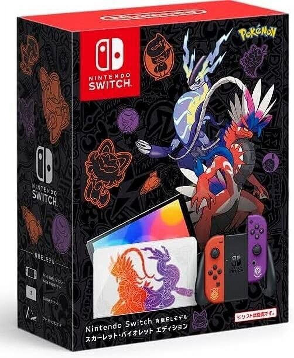 Nintendo Switch Console with Pokemon Scarlet & Violet Edition Joy-Con - OLED Model (JP Spec)