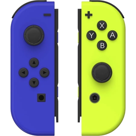 Nintendo Switch Controllers Joy Con,Wireless Gaming Switch Controllers Motion Control - Blue/Yellow