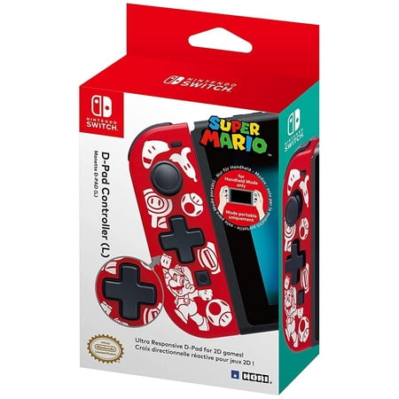 Nintendo Switch D-Pad Controller (L) (Super Mario) By - Officially Licensed By Nintendo - Nintendo Switch