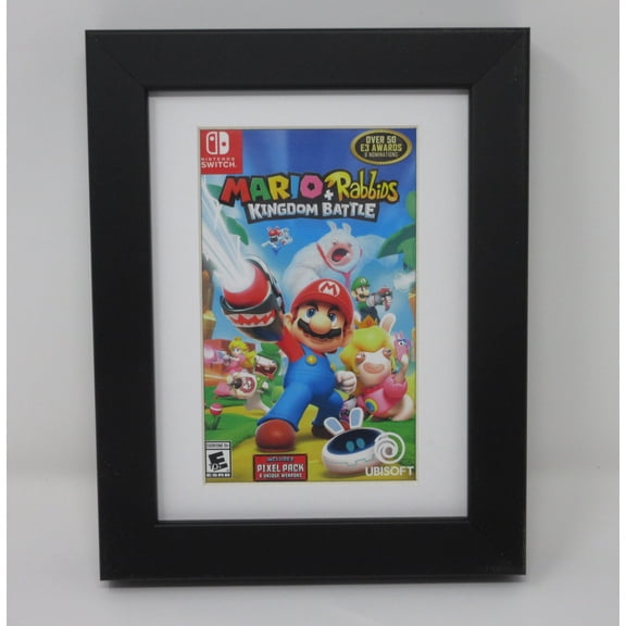 Nintendo Switch Game Case (Not Included) Picture Display Wall Frame Made in the USA