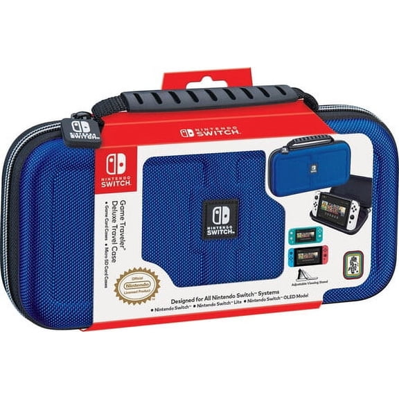 Nintendo Switch Game Traveler Blue Deluxe Travel Case  [GAMES ACCESSORIES] Blue