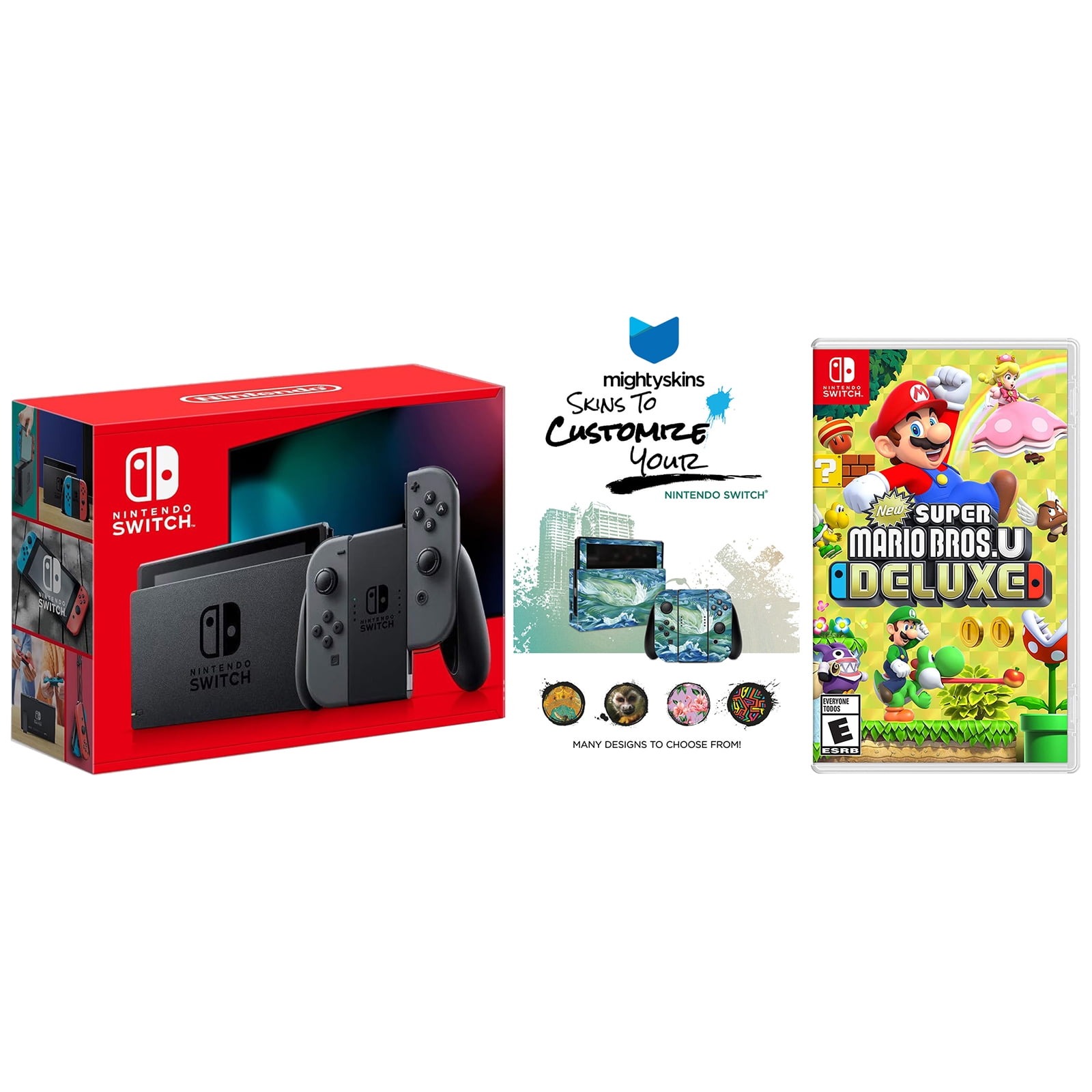 Nintendo Switch Gray Console with New Super Mario Bros. U Nintendo Switch Gray Console with New Super Mario Bros. U