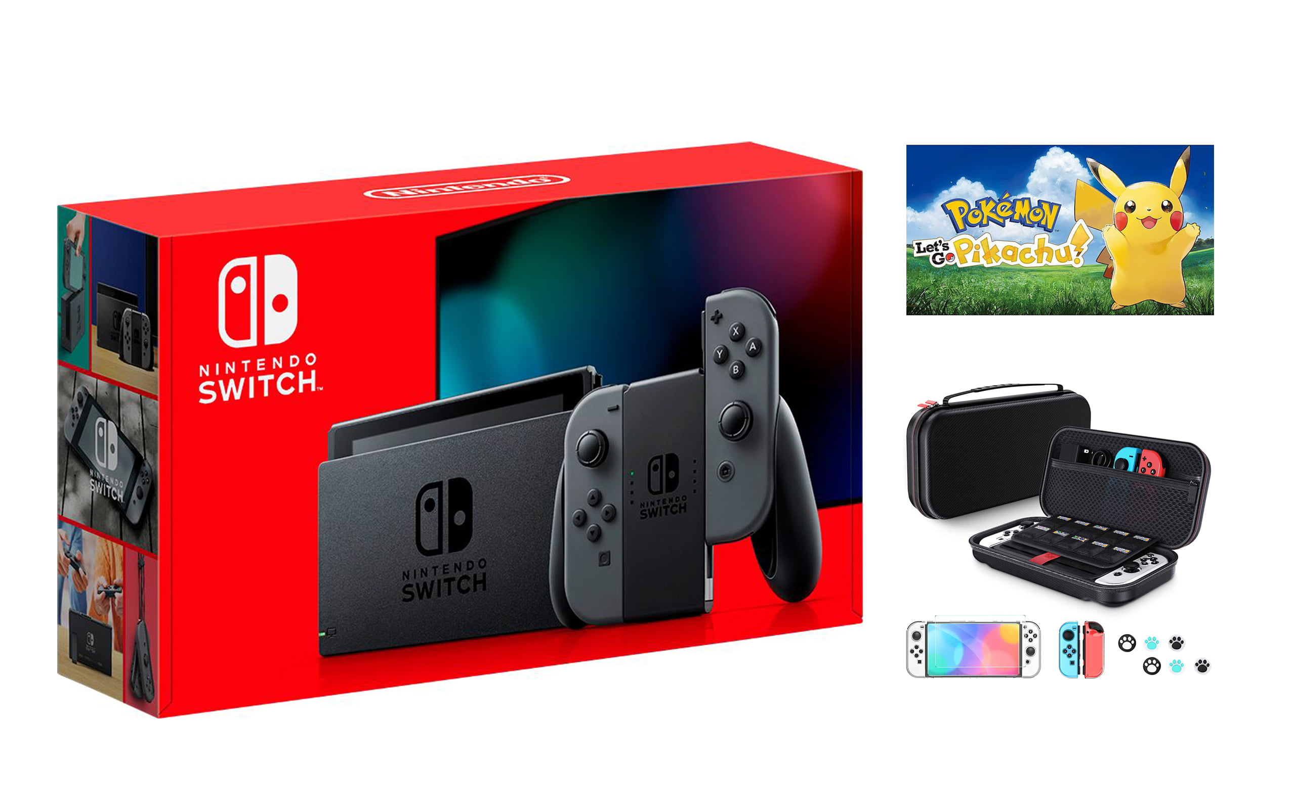 2023 Newest Nintendo Switch OLED Model Neon Red & Blue Joy-Cons 