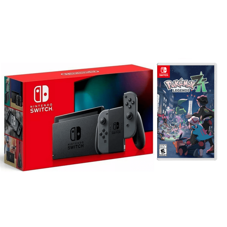 Nintendo Switch Grey Console with Pokemon Legends: Z-A Bundle