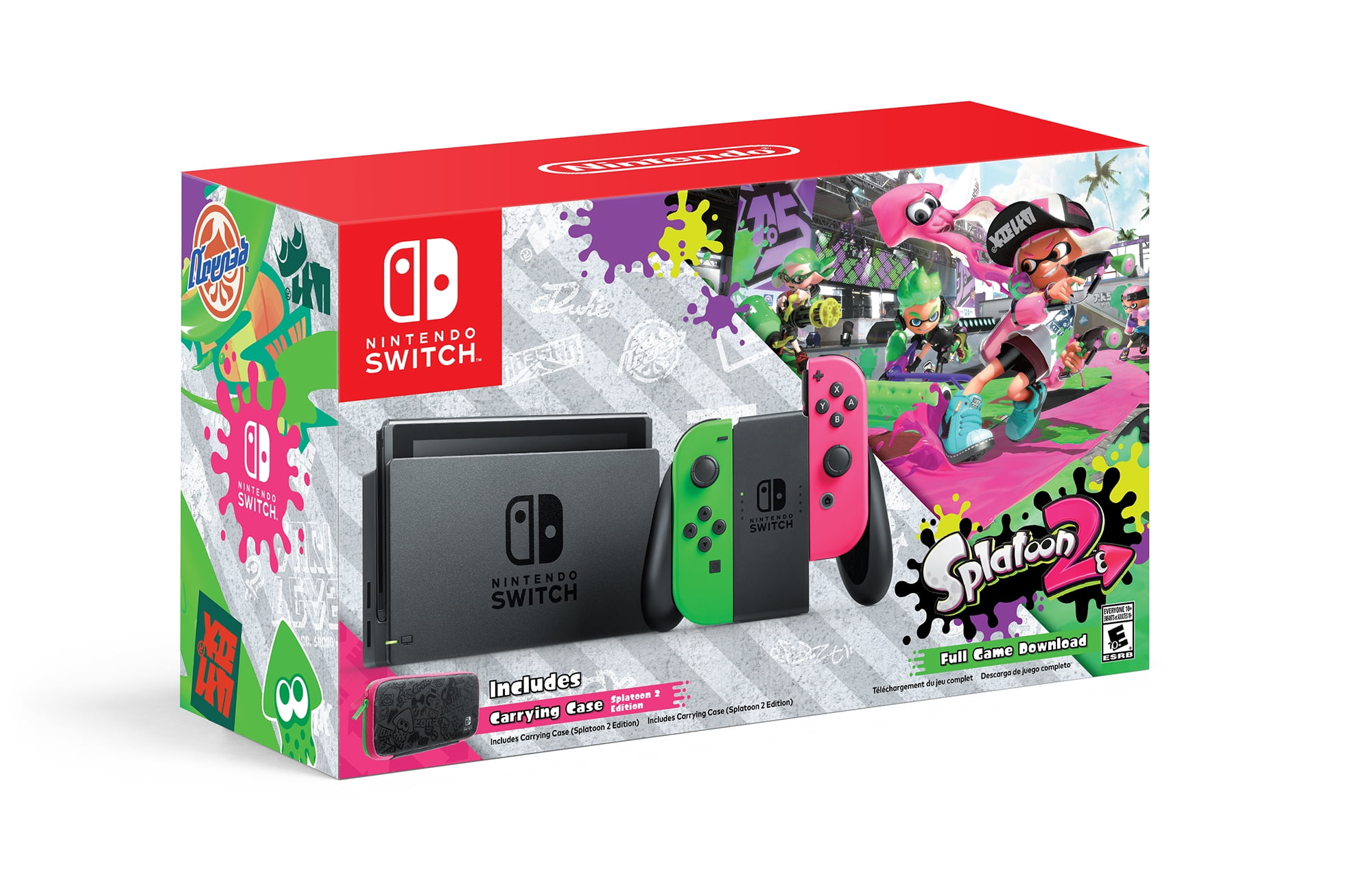 Nintendo Switch Hardware with 2 + Neon Green/Neon Joy-Cons (Nintendo Switch) Walmart.com