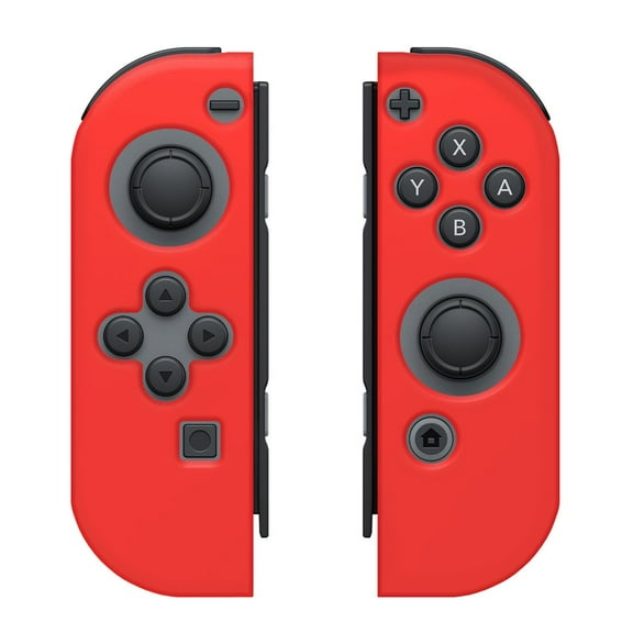 Nintendo Switch Joy-Con Case, Premium Silicone Jelly Soft Case Slim Protective Cover for Nintendo Switch Joy-Con - Red