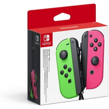 Nintendo Switch Joy-Con Controller Pair - Neon Green & Pink [Nintendo Switch Accessory]