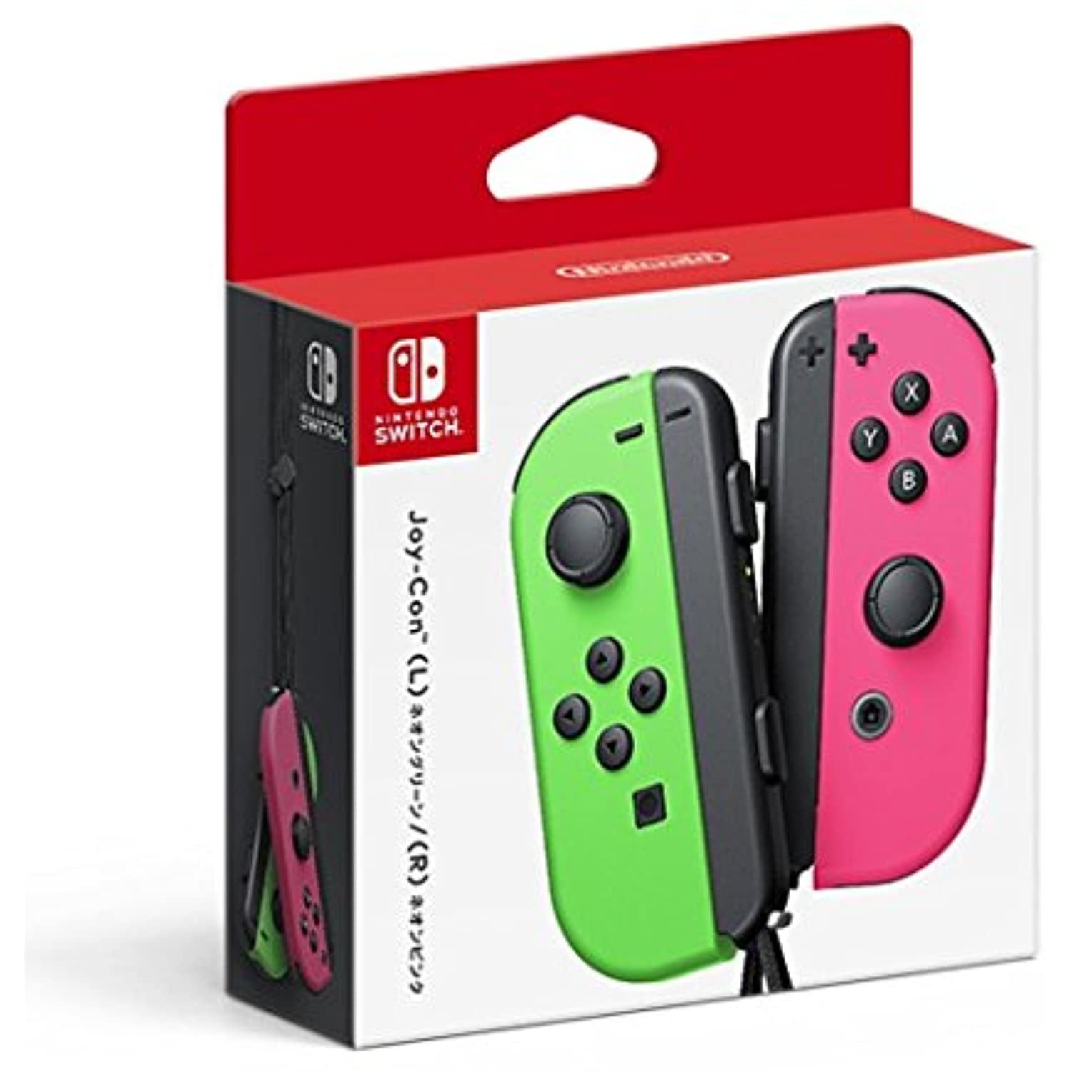 Nintendo Switch - Joy-Con (L/R)-Neon Green/Neon Pink Splatoon 2 (Japan  Import)