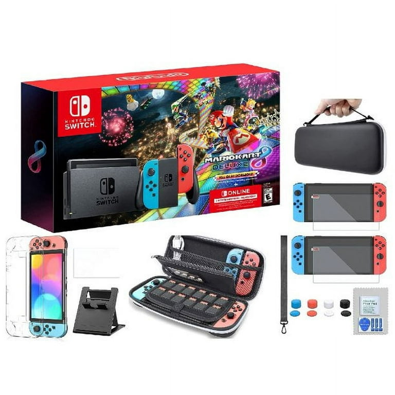  Nintendo Switch™ Mario Kart™ 8 Deluxe Bundle (Full Game Download  + 3 Mo. Nintendo Switch Online Membership Included) : Everything Else