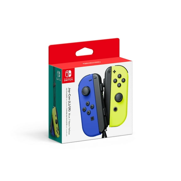 Nintendo Switch Joy-Con Pair, Neon Blue & Neon Yellow