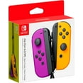 thumbnail image 1 of Nintendo Switch Joy-Con Pair, Neon Purple and Neon Orange, 1 of 2