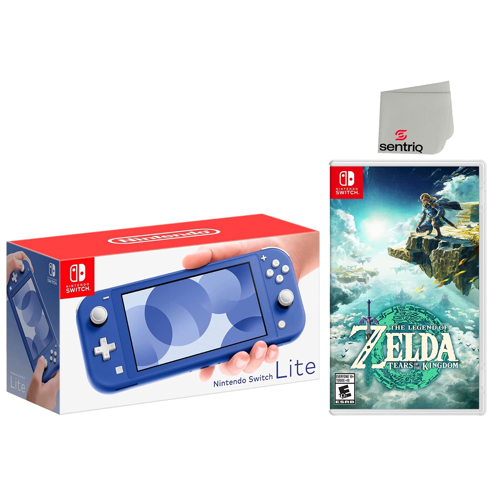 Nintendo Switch Lite 32GB Gray Edition and Legend of Zelda: Tears of the Kingdom Bundle - Japan Import with US Plug with Screen Cleaning Cloth Nintendo Switch Lite 32GB Gray Edition and Legend of Zelda: Tears of the Kingdom Bundle - Japan Import with US Plug with Screen Cleaning Cloth